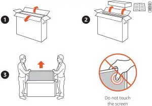 Getting your TV out of the box