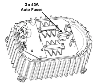 Morningstar SureSine-300 Watt Pure Sine Wave Inverter Fuse Location
