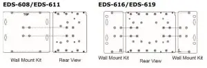 MOXA EDS-600 Series EtherDevice Switch - Wall Mounting