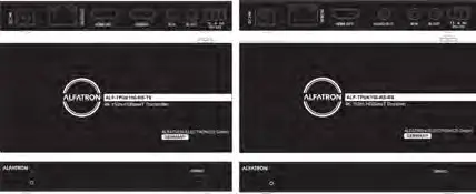 ALFATRON ALF-TPUK150 RS 18Gbps HDMI Over HDBaseT Extender with Bi Directional IR