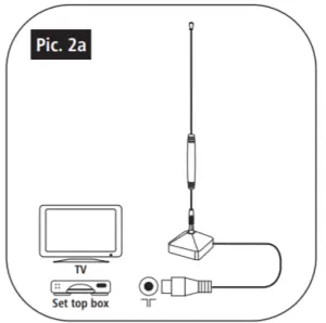 hama 121701 DVB T2 Indoor Antenna - Operating instruction 3