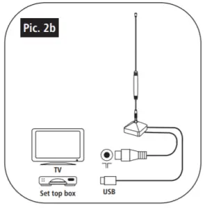 hama 121701 DVB T2 Indoor Antenna - Operating instruction 4