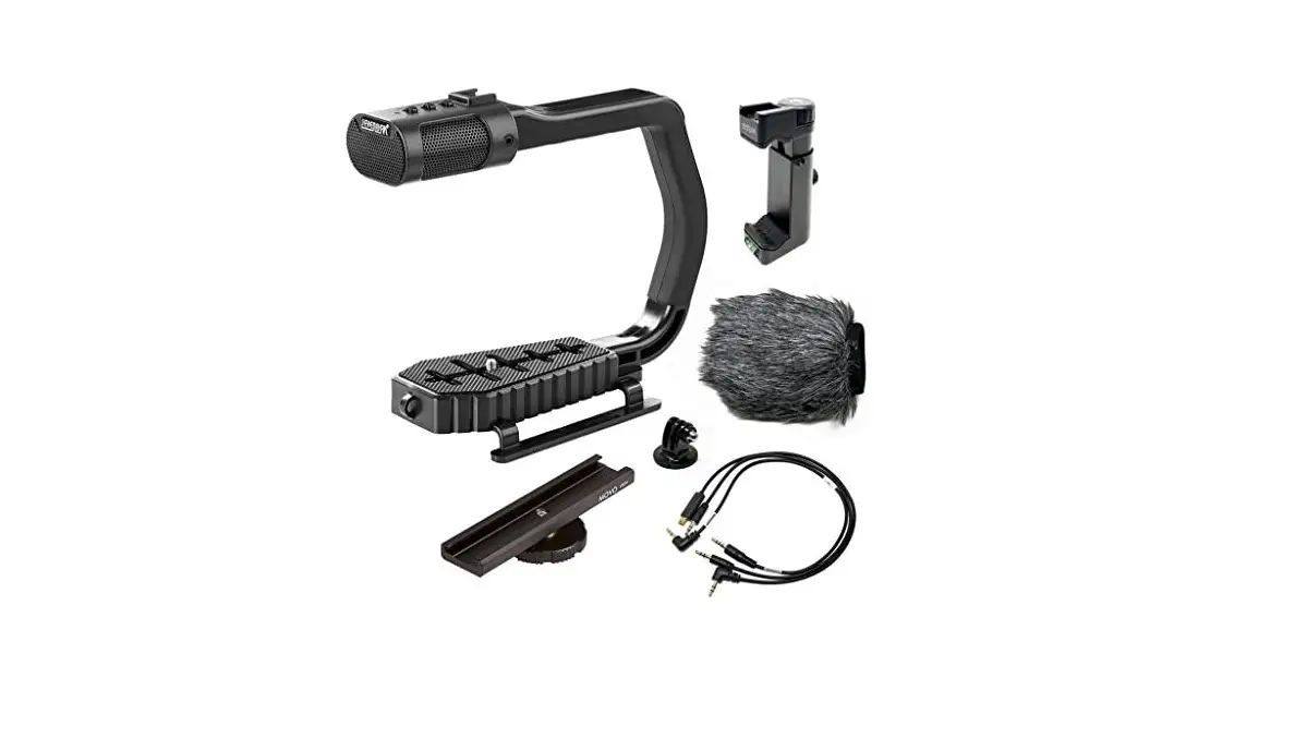 Boya Micrig W Universal Video Grip With Built In 2.4ghz Wireless Mic User Manual