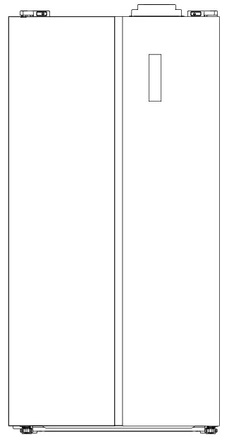 BestMatic SBS 126510 1 Side by Side Refrigerator