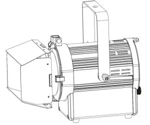 ADJ Fr15oz Encore Lighting Fixture with Barn Doors