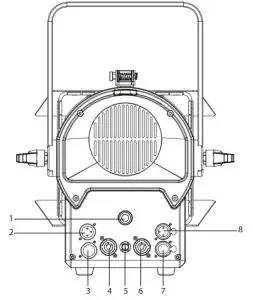 ADJ Fr15oz Encore Lighting Fixture with Barn Doors - figure 1