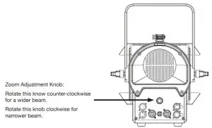 ADJ Fr15oz Encore Lighting Fixture with Barn Doors - figure 6