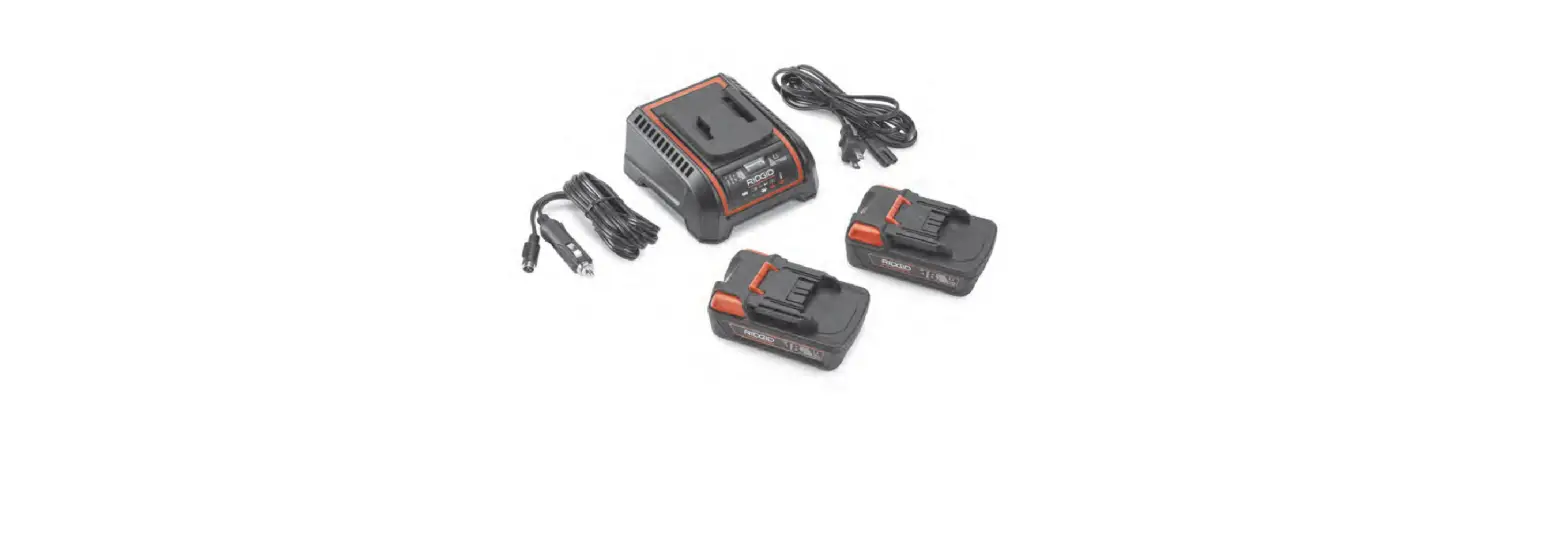 Ridgid Rbc-30 18 Volt Battery Charger User Manual