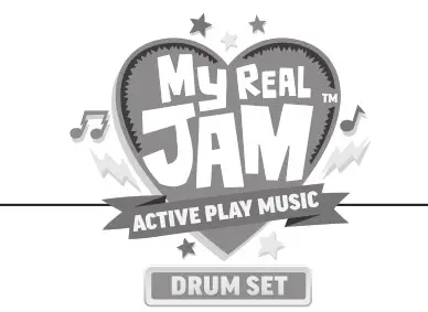 MGA 654824EUC Jam Set-Toy Drums with Drumsticks - Cover