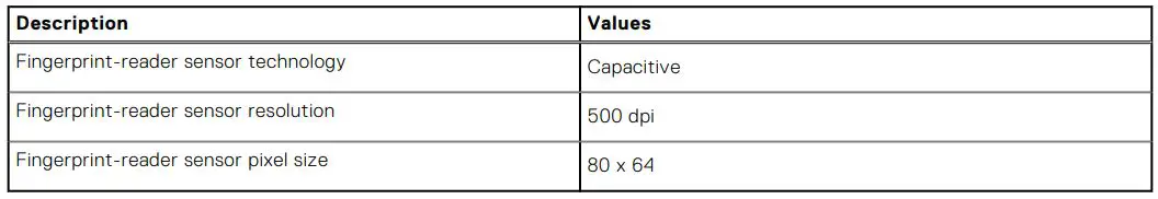 DELL Inspiron 5406 2-in-1 - Fingerprint reader