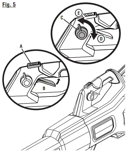 RYOBI RY404010 40 Volt Brushless Blower- Fig 5