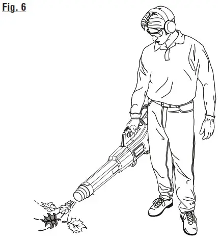 RYOBI RY404010 40 Volt Brushless Blower- Fig 6