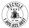 RYOBI RY404010 40 Volt Brushless Blower- Recycle Symbol