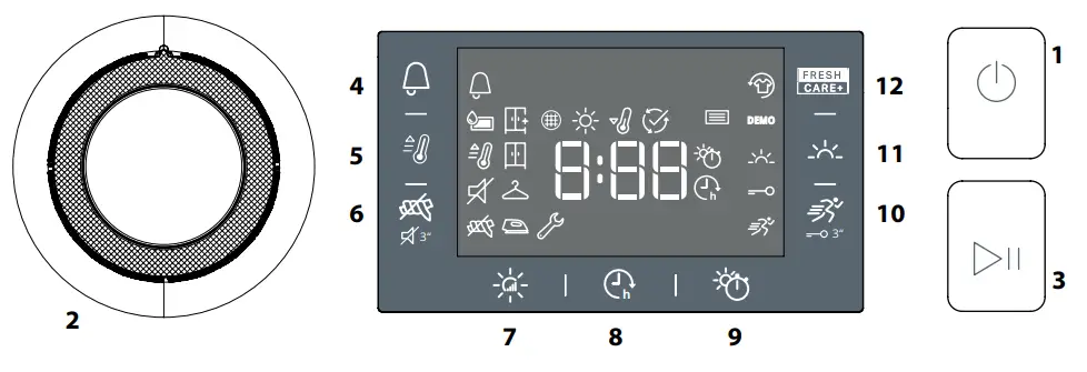 Whirlpool WHP80250 9kg 6th Sense Heat Pump Dryer -