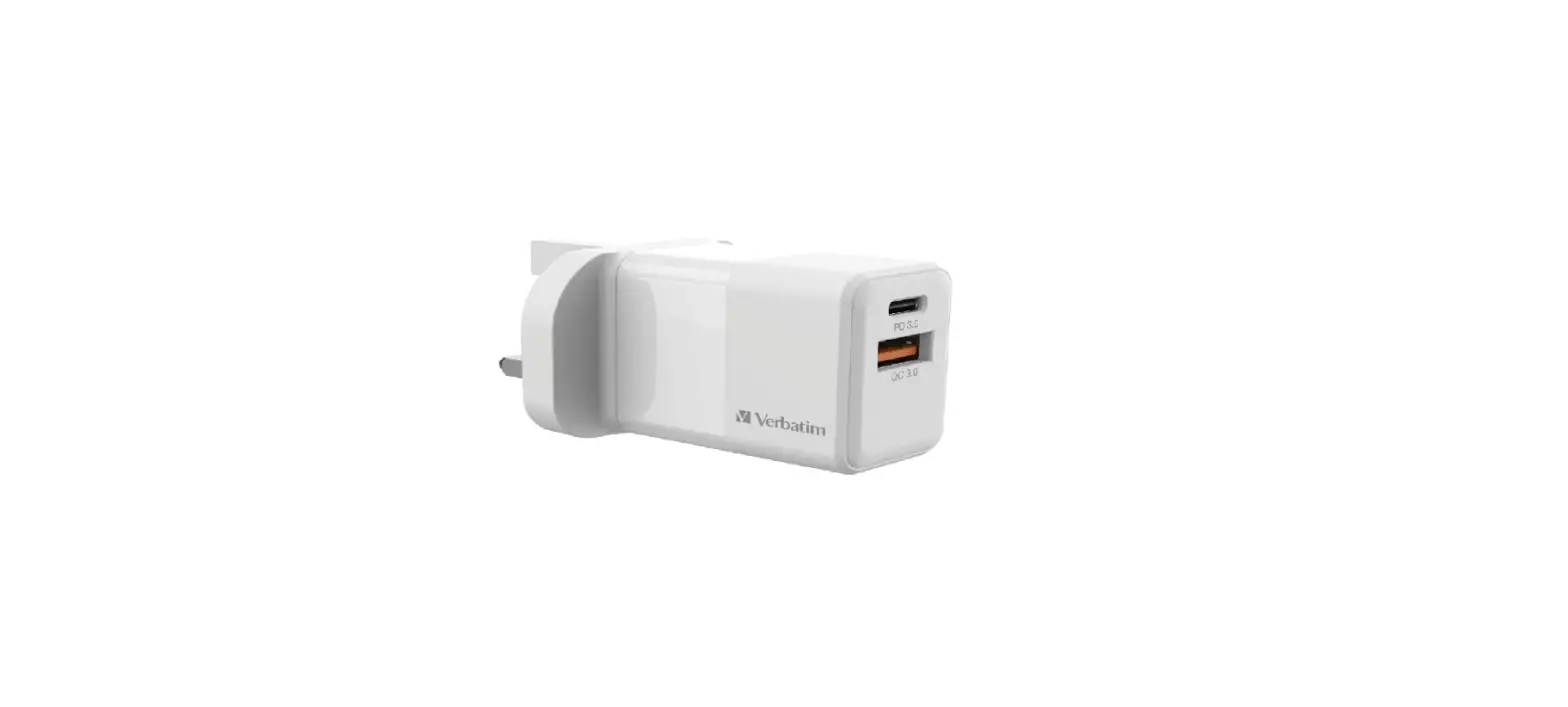 Verbatim Vapuc059 2 Port 25 W Qc 3.0 Usb Charger User Manual