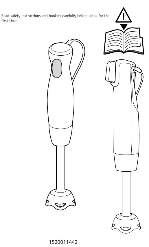 Tefal HB46E8 Eco Respect Hand Blender Instruction Manual