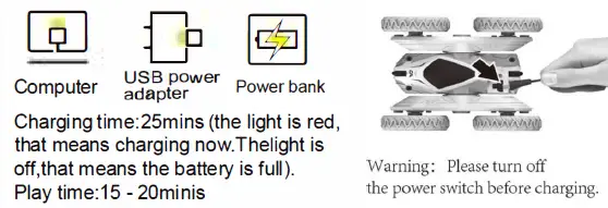 SINOVAN-S8985A-Mini-Cool-Virtuosity-360-Stunt-2-4GHz-Car-Roll-Zone-8