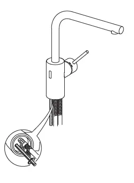 IKEA-903.594.95 -tAMNAREN Kitchen-Mixer-with-Sensor-fig-3