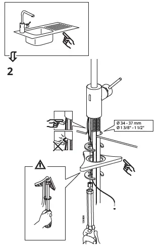 IKEA-903.594.95 -tAMNAREN Kitchen-Mixer-with-Sensor-fig-5