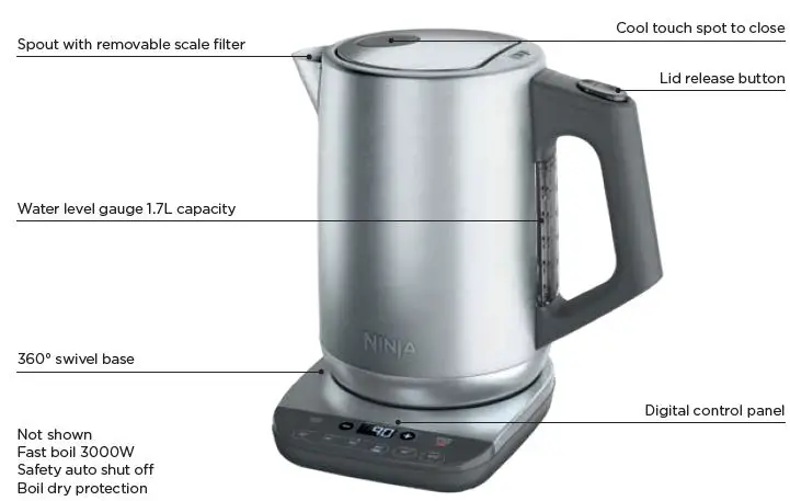 NINJA KT201UK Perfect Temperature Kettle fig1