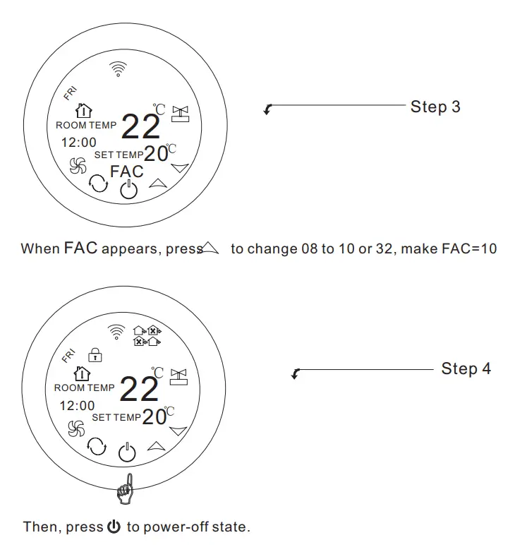 BEOK TGR87 Round WiFi Fan Coil Thermostat Instruction Manual - Connection Thermostat with Phone