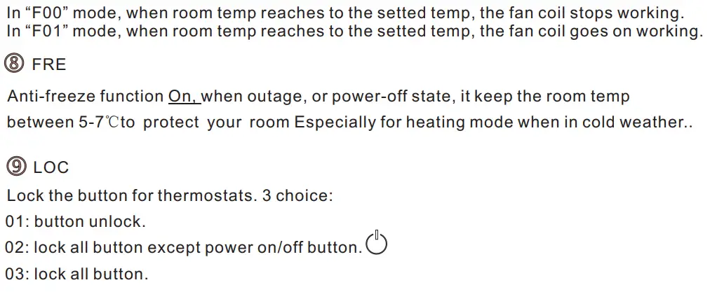 BEOK TGR87 Round WiFi Fan Coil Thermostat Instruction Manual - Senior
