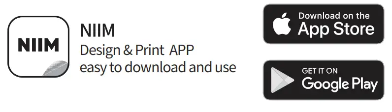 NIIMBOT B18 Label Printer - app