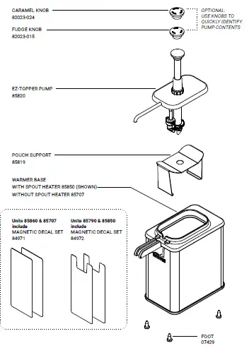 SERVER-EZT-S-EZ-Topper-Tall-Dual-Pouch-Topping-Warmer-fig-1