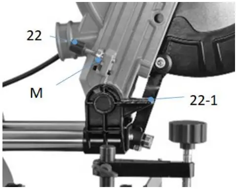 Setting saw blade speed