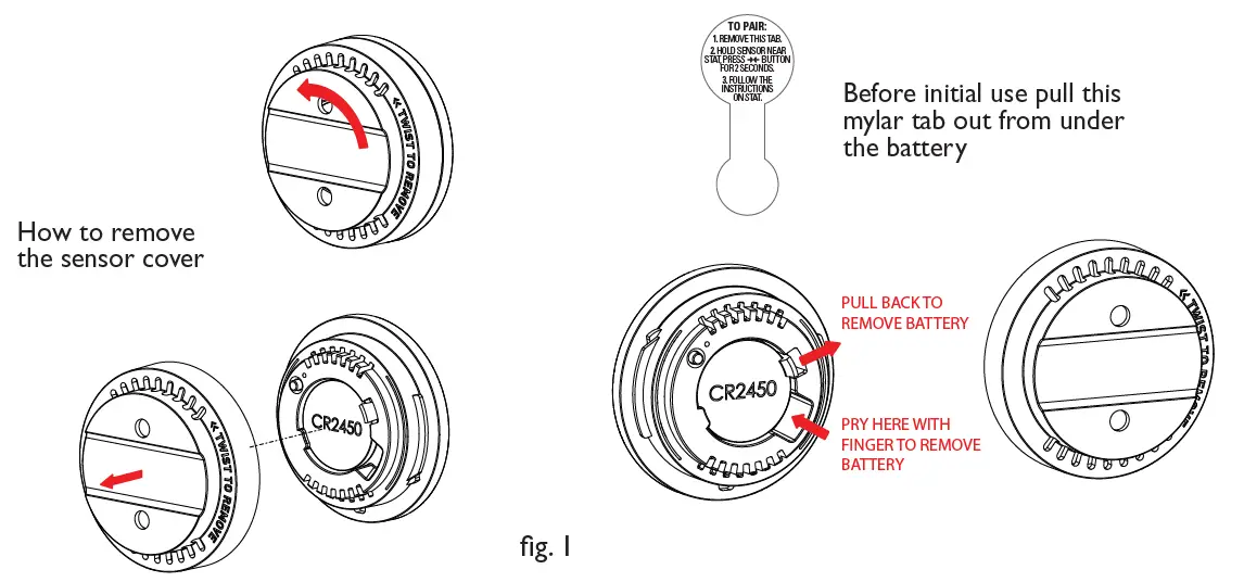 VENSTAR ACC-VNTH1 Wireless Temperature-Humidity Sensor FIg2