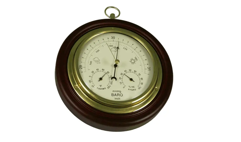 Ambient Weather Ws-yg315 Cherry Finish Brass Dial Traditional Weather Station User Manual
