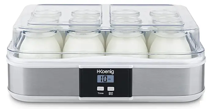 H Koenig ely120 12 Pots Yoghurt Maker -