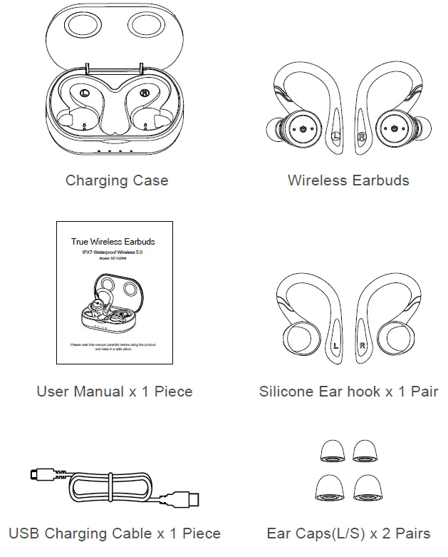 Sport-in-Ear-TWS-Headphone-APEKX-True-Wireless-Bluetooth-5.1-Sports-Earphone 1