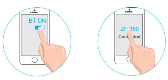 Shenzhen Zhifengchuangye Electronics ZF 380 Wireless Audio Transceiver - Receiver Mode 2