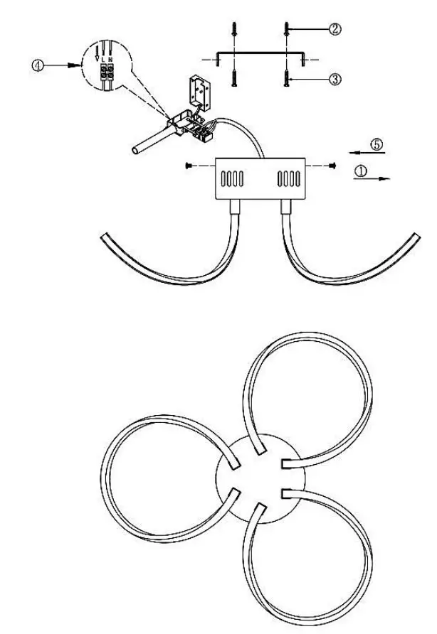 Johan Lewis Ora LED Ceiling light User Manual - Overview