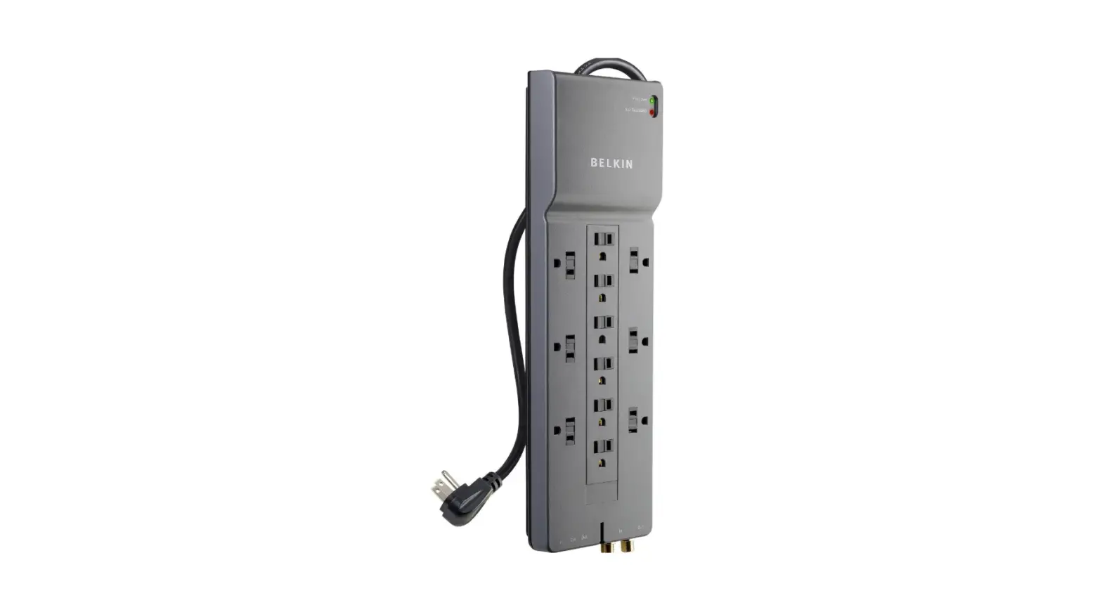 Belkin Power Strip Surge Protector - 12 Ac Multiple Outlets-complete Features/user Instruction