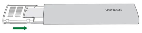 Attach the slide case