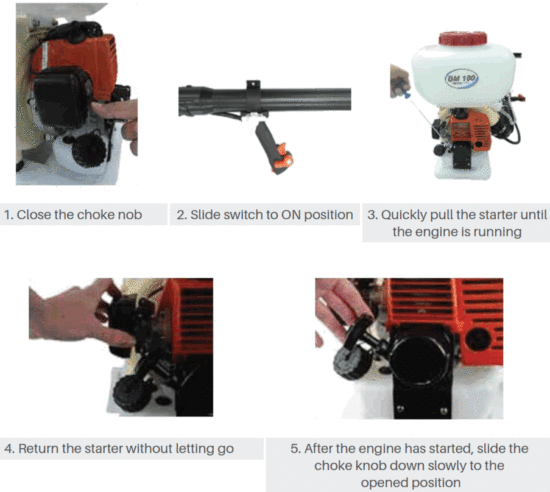 VECTORFOG BM100 Backpack Motorized Mist Sprayer - Fig 11