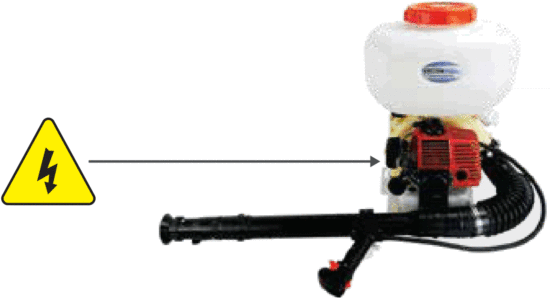 VECTORFOG BM100 Backpack Motorized Mist Sprayer - Fig