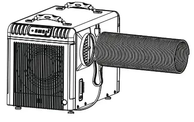 baseaire AirWerx 90 Dehumidifier - Flex Duct Removal