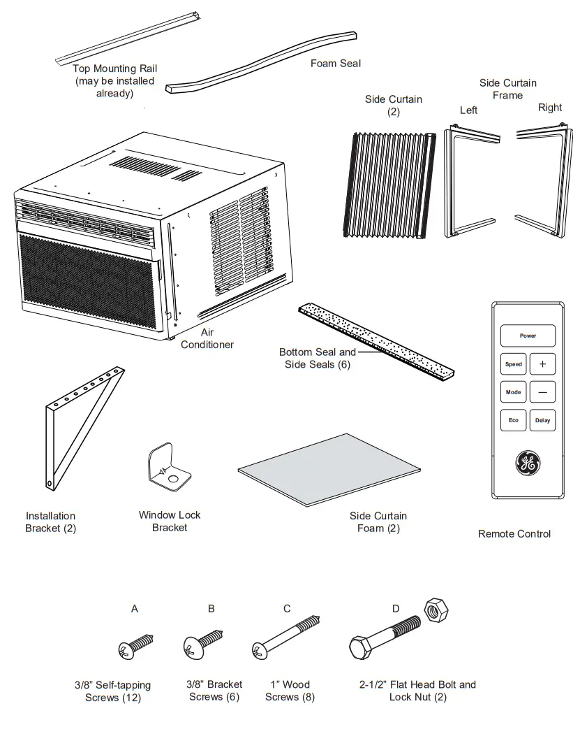 GE Appliances AHTK18BA Room Air Conditioner - Fig3