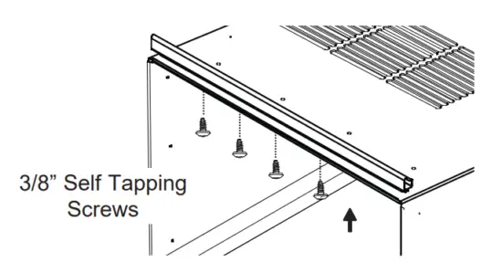 GE Appliances AHTK18BA Room Air Conditioner - Wood Screws 1