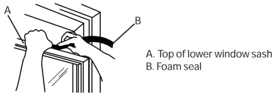GE Appliances AHTK18BA Room Air Conditioner - glass