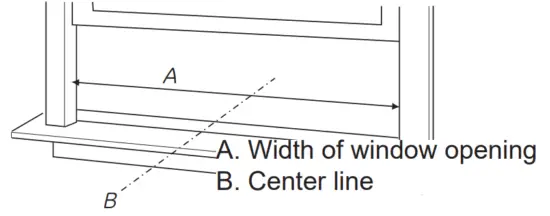 GE Appliances AHTK18BA Room Air Conditioner - windowsill