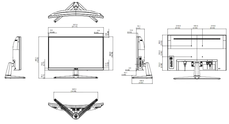 ASUS VG24V1B Series LCD Monitor - fig 8