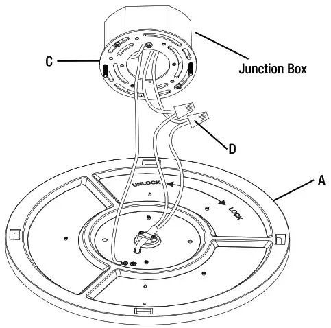 FEIT Electric FM13 Smart 13 Inch Flush Mount Ceiling Fixture - inltallation 3
