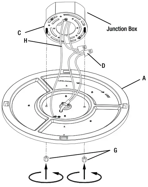 FEIT Electric FM13 Smart 13 Inch Flush Mount Ceiling Fixture - inltallation 4