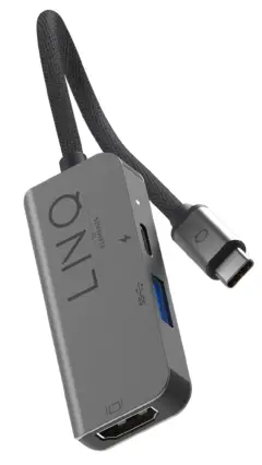 LINQ LQ48000 3 in 1 USB C HDMI Adapter