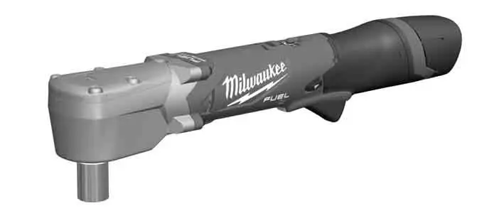 milwaukee M12 FRAIWF12 Fuel 1 2 Inch Right Angle Impact Wrench - Cover