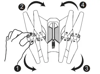 SYMA X600W Foldable Drone with 1080P HD FPV Camera - Assembling the product 1